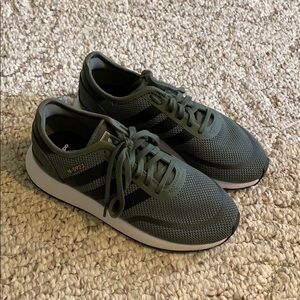 Olive Green Adidas Shoes-Never Worn